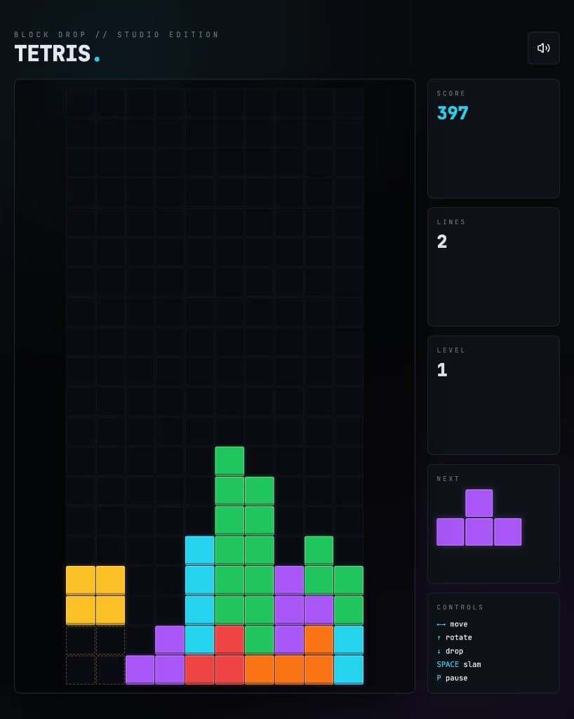Block Drop Tetris