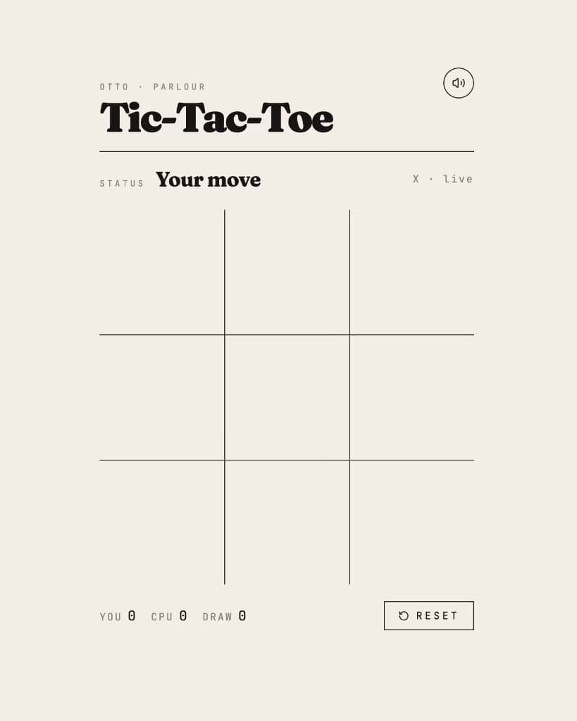Tic-Tac-Toe