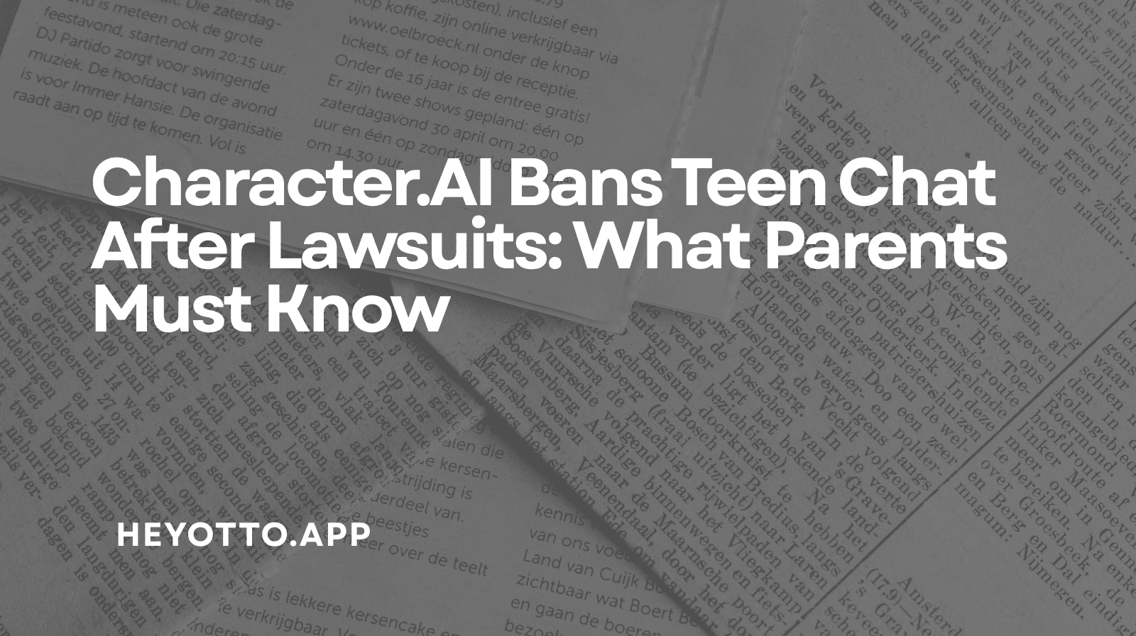 Character.AI Bans Teen Chat After Lawsuits: What Parents Must Know