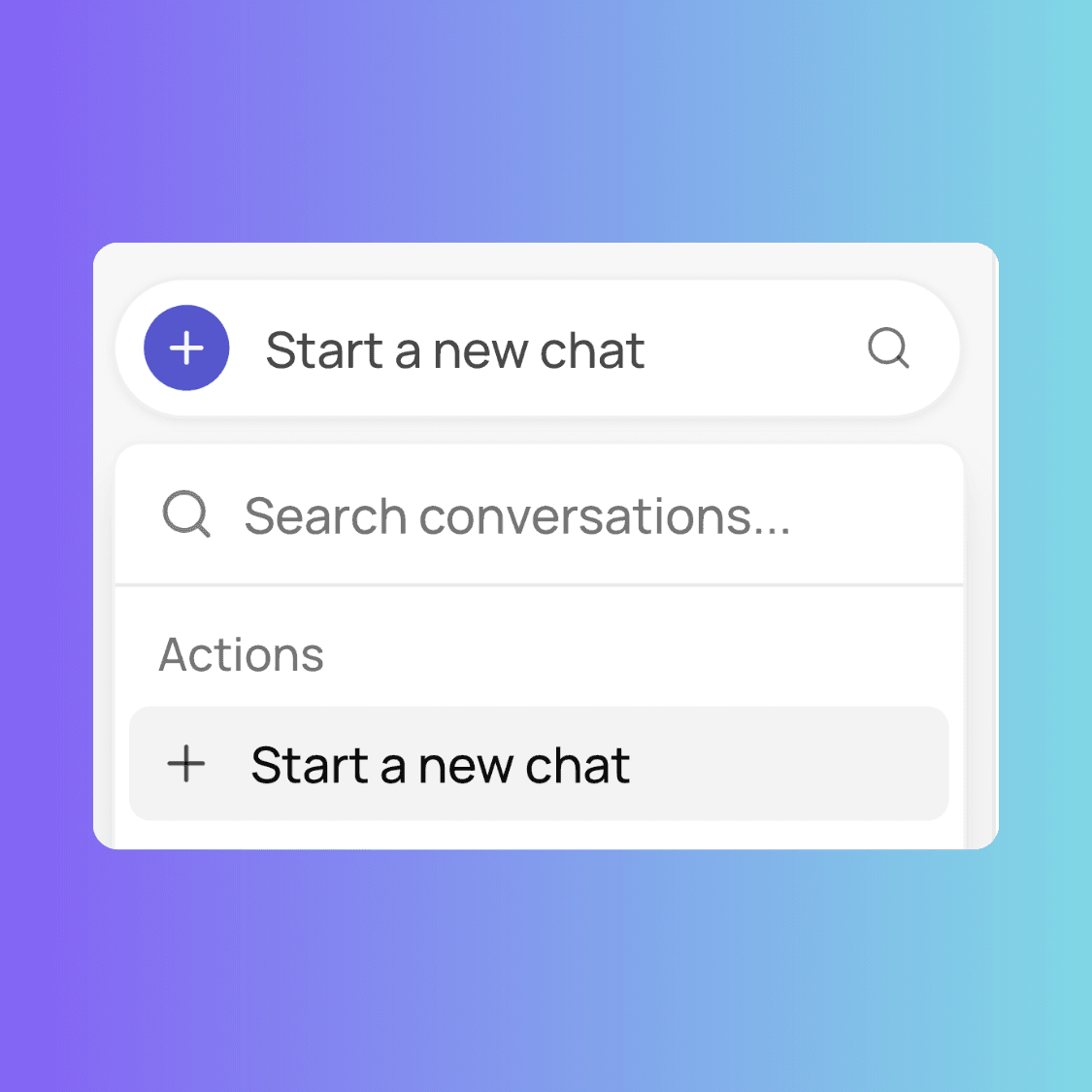 Open a chat