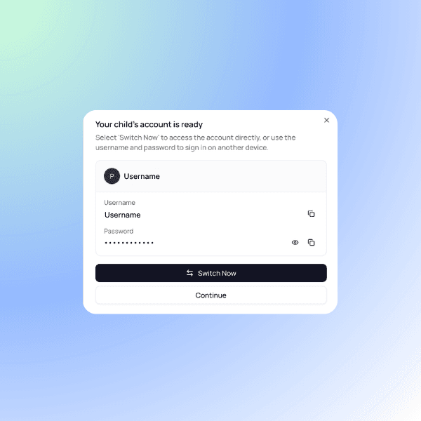 Secure Password heyotto ai for kids and teens